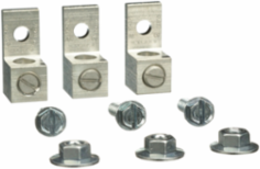 Mechanical Lug Kit, 100A, AWG 1/0 to 14, Set of 3, Aluminium