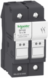 TeSys DF Fuse Carrier, 2P, 32A, 690V AC, 10x38mm Fuse Size