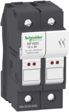 TeSys DF Modular Fuse Carrier 2P 32A 690VAC Blown Fuse Indicator 10x38mm