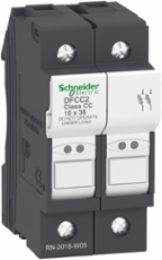 TeSys DF Modular Fuse Carrier, 2P, 30A, 600V AC, DIN Rail Mountable