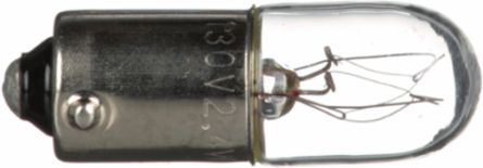 Harmony XB4 Incandescent Bulb BA9s Clear 130V AC/DC 2.4W 10mm Diameter 28mm Length