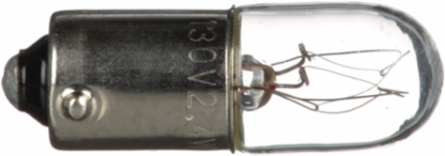 Harmony XB4 Incandescent Bulb BA9s Clear 130V AC/DC 2.4W 10mm Diameter 28mm Length