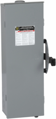 Double Throw Fusible Safety Switch 30A 240V AC NEMA 3R 3 Pole