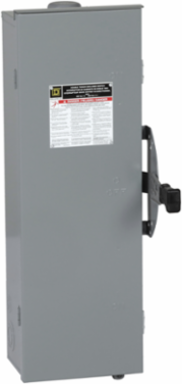 Double Throw Safety Switch, 30A, 600V, 3 Pole, NEMA 3R