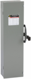 Double Throw Safety Switch, 100A, 600V, 3 Pole, Fusible, NEMA 1