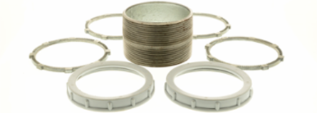 NF Panelboard Double Tub Nipple Kit Flush Mount 4 Inch Depth