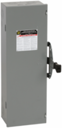 Double Throw Safety Switch 60A 240VAC 250VDC 2 Pole NEMA 1