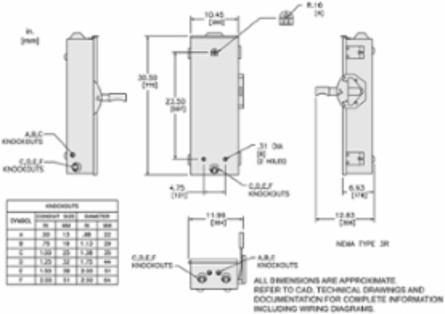 Double Throw Safety Switch 100A 240VAC 2 Pole NEMA 3R