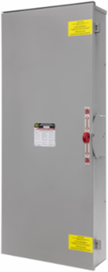 Double Throw Safety Switch, 400A, 240VAC, 2 Pole, NEMA 3R
