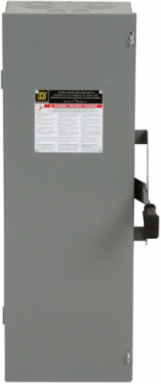Double Throw Safety Switch 60A 240VAC 250VDC 3 Pole NEMA 1