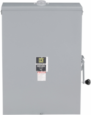 Double Throw Safety Switch 200A 240VAC NEMA 3R Surface Mount