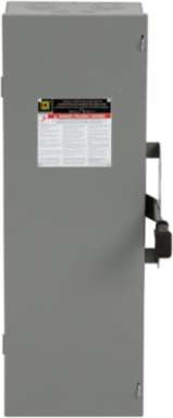 Double Throw Safety Switch 60A 600V 3 Pole NEMA 1 Heavy Duty
