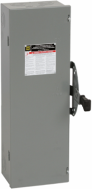 Double Throw Safety Switch 60A 600V 3 Pole NEMA 1 Heavy Duty