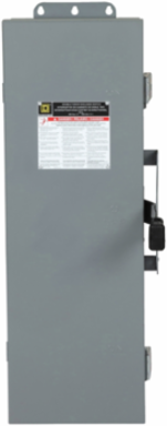 Double Throw Safety Switch 60A 600V 3 Pole NEMA 12