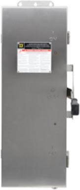 Double Throw Safety Switch, 60A, 600V, 3 Pole, NEMA 4, 304 Steel