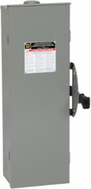 Double Throw Safety Switch 60A 600V 3 Poles NEMA 3R Surface Mount