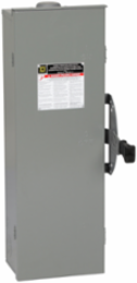 Double Throw Safety Switch 60A 600V 3 Poles NEMA 3R Surface Mount