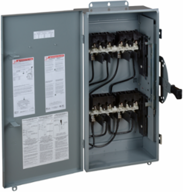 Double Throw Safety Switch 100A 600V 4 Pole NEMA 1