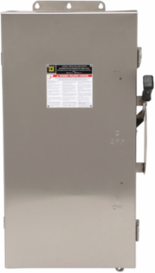 Double Throw Safety Switch 100A 600V 4-Pole NEMA 4/4X Stainless Steel