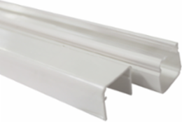 Dexson Mini Trunking 20x20 mm, 2000 mm Length, PVC, White