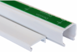 Mini Trunking 25x25 mm 1 Compartment Adhesive PVC White