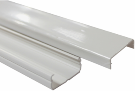 Mini Trunking 32 x 12 mm PVC White, 1 Compartment, Screw-Fixed