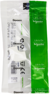 Dexson Bend 10 x 10 mm ABS + PC White, Flame Retardant HB UL 94