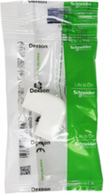 Dexson External Corner 20x12 mm ABS+PC White, Green Premium Product