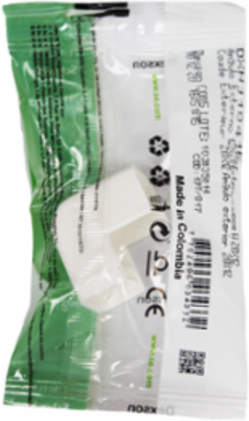 Dexson External Corner 20x12 mm ABS+PC White, Green Premium Product