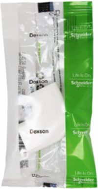 Dexson Bend 20 x 12 mm ABS + PC White, Flame Retardant