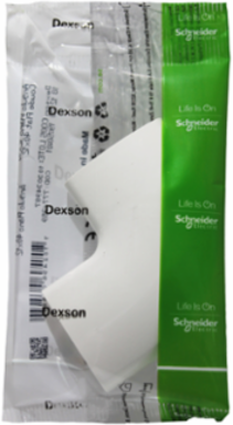 Dexson 90 Degree Bend, 40 x 12 mm, ABS + PC, IP40