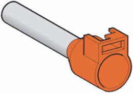 Linergy TR Single Conductor Cable End, 4mm², Long Size, Orange (10 Sets)