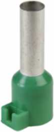 Green Single Conductor Cable End, 6mm², 10 Sets of 100