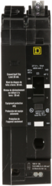 Mini Circuit Breaker 40A 1 Pole 277V AC Bolt-On 30mA GFCI