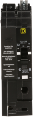 Mini Circuit Breaker 50A 1 Pole 277V AC 30mA Ground Fault Protection