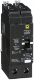 Mini Circuit Breaker 15A, 2 Pole, 480Y/277 VAC, Bolt-On, 25 kA Max