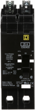 Mini Circuit Breaker 25A 2-Pole 480Y/277V AC Bolt-On