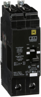 Mini Circuit Breaker 25A 2-Pole 480Y/277V AC Bolt-On