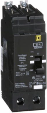 Mini Circuit Breaker 60A 2-Pole 480Y/277 VAC Thermal-Magnetic