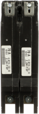Mini Circuit Breaker 70A, 2 Pole, 480Y/277 VAC, Bolt-On, 25 kA Max