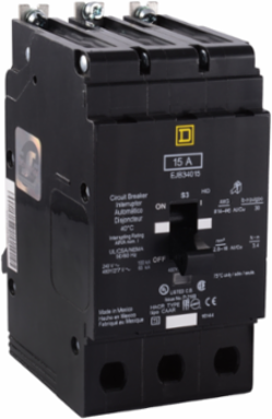 Mini Circuit Breaker, 30A, 3 Pole, 480Y/277V AC, Bolt-On, 25kA Max