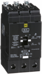 Mini Circuit Breaker, 30A, 3 Pole, 480Y/277V AC, Bolt-On, 25kA Max