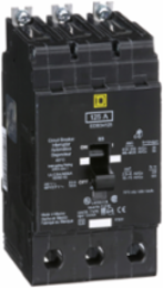 Mini Circuit Breaker 125A, 3 Pole, 480Y/277 VAC, 25 kA Max, Bolt-On