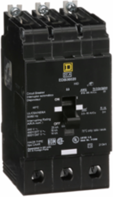 Mini Circuit Breaker 50A 3-Pole 600Y/347 VAC Bolt-On