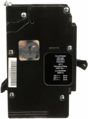 Mini Circuit Breaker 30A 1 Pole 277V AC Bolt-On with 30 mA Ground Fault Protection