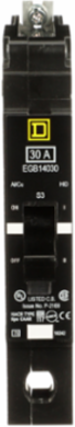 Mini Circuit Breaker 30A 1 Pole 277V AC Bolt-On with 30 mA Ground Fault Protection