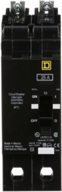 Miniature Circuit Breaker, 25A, 2 Pole, 480Y/277V AC, 65kA Max