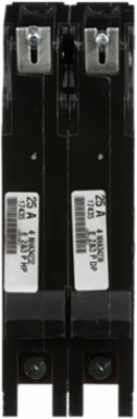 Miniature Circuit Breaker, 25A, 2 Pole, 480Y/277V AC, 65kA Max