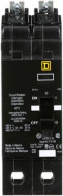 Mini Circuit Breaker, 45A, 2 Pole, 480Y/277V AC, Bolt-On