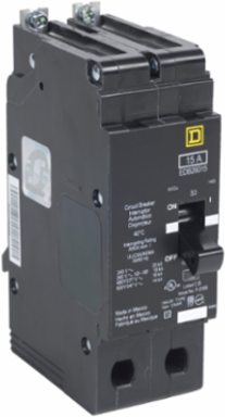 Mini Circuit Breaker 20A, 2 Poles, 600Y/347 VAC, 65 kA Max, Bolt-On